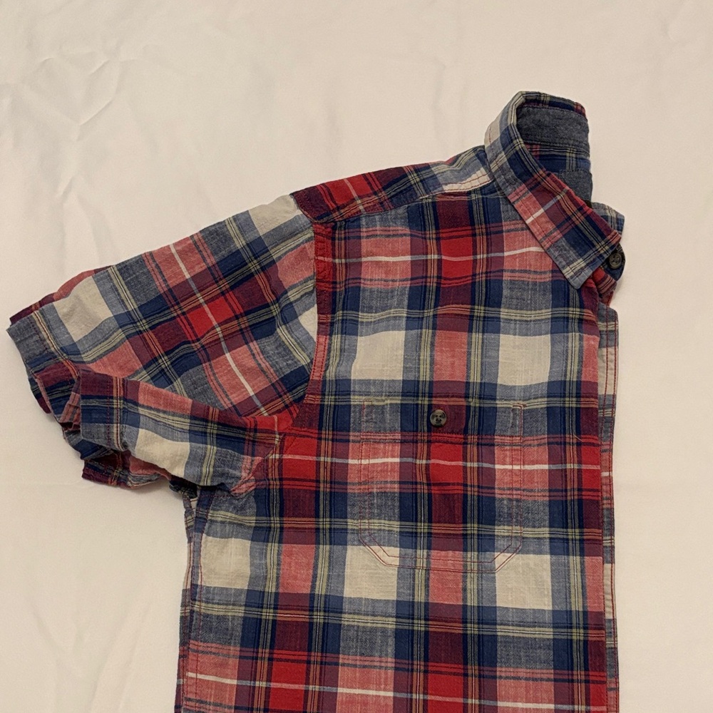 Northwest Territory Men's Short Sleeve Plaid Shirt in Red and Blue - SIZE XL - Picture 3 of 3